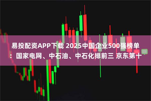 易投配资APP下载 2025中国企业500强榜单：国家电网、中石油、中石化排前三 京东第十