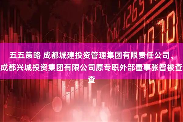 五五策略 成都城建投资管理集团有限责任公司、成都兴城投资集团有限公司原专职外部董事张智被查